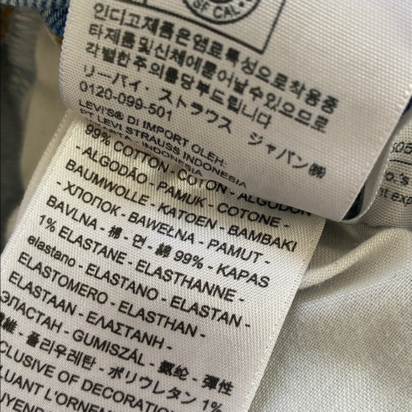 Levi’s Premium Ribcage Straight Lightwash Jeans 28 - Picture 4 of 8